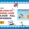 Home Loan vs Personal Loan India 2026 – Full Comparison