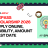 AP ePASS Scholarship 2026 – Apply Online, Eligibility, Amount