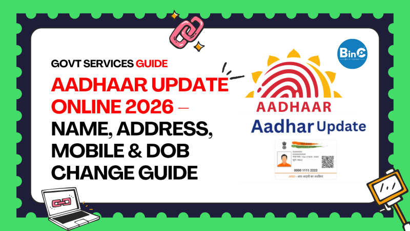 Aadhaar Update Online 2026 – Change Guide