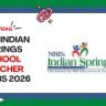 NRI Indian Springs School Chinamushidiwada hiring Physics, Chemistry, English, Hindi teachers. Walk-In Drive: 21–23 May 2026.