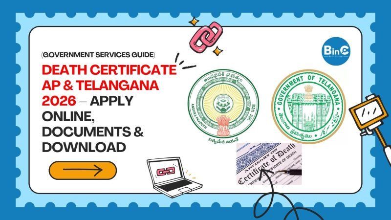 Death Certificate AP & Telangana 2026 – Apply Online