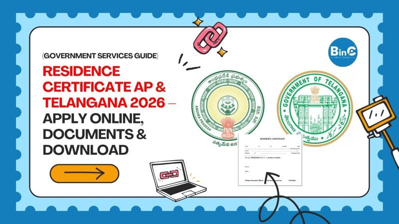 Residence Certificate AP & Telangana 2026 – Apply Online