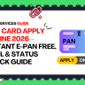 PAN Card Apply Online 2026 – Instant e-PAN Free, NSDL & Status Check Guide