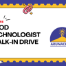Arunachala Logistics walk-in interview in Nellore for Food Technologists freshers