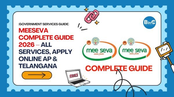 MeeSeva Complete Guide 2026 – All Services, Apply Online