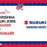 Sri Krishna Suzuki Eluru hiring Computer Operators (MS Office), Sales Executives (1yr exp), Sales Manager (5yr exp), and Telecaller.