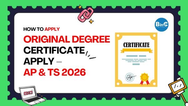 How to apply for Original Degree Certificate (OD) from JNTUK, JNTUA, JNTUH, JNTUGV, Andhra University, Osmania, SVU, ANU and all AP & Telangana universities 2026.