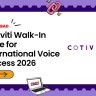 Cotiviti Walk-In Drive 2026 in Hyderabad for International Voice and US Healthcare Data Process roles – hiring freshers and experienced candidates for customer support and healthcare operations jobs.