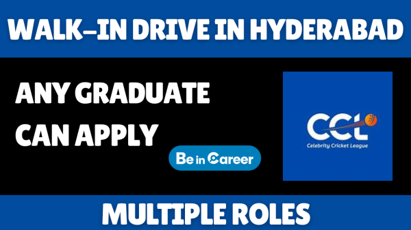 Celebrity Cricket League Hiring in Hyderabad For Multiple Roles