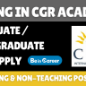 CGR Academy Hiring For Teaching & Non-Teaching Positions