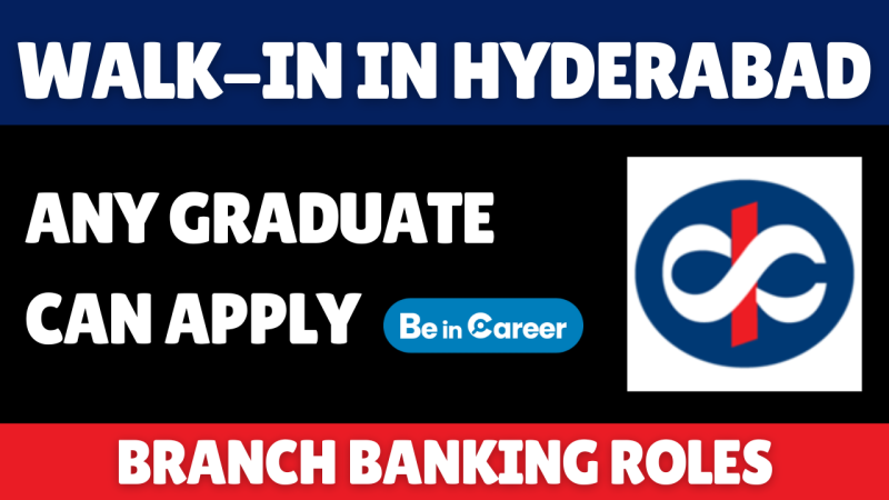 Kotak Mahindra Bank Walk-In In Hyderabad For Banking Roles