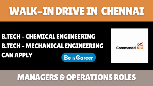 Coromandel International Walk-In Drive In Chennai