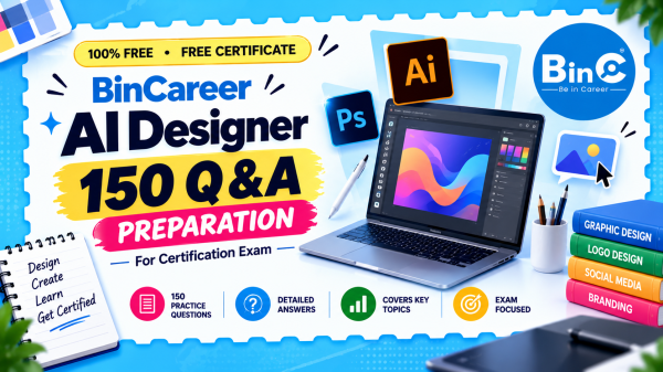 150 AI Designer questions and answers with solutions — generative AI, prompt design, Midjourney, DALL·E, Firefly, Canva AI, UI/UX.