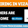 Conduent is Hiring in Vizag Transaction Processing Associate I in Visakhapatnam. This entry-level position involves document processing.