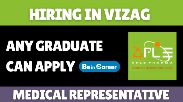 APLE Pharma Hiring in South India for Medical Representatives