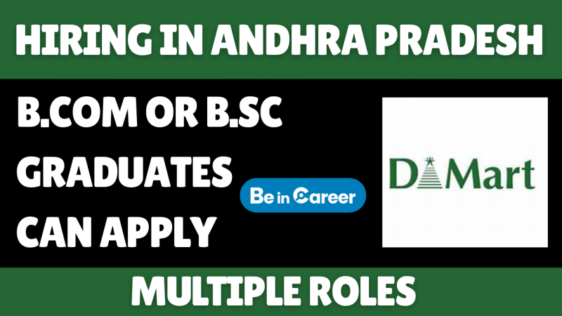 DMart Hiring In Andhra Pradesh For NATS Purchase Trainee