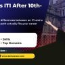 ITI vs Diploma after 10th (2026): compare duration, eligibility, trades/branches, fees, apprenticeship, jobs, salary growth.