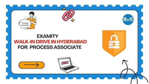 Examity Mega Walk-In Drive In Hyderabad For Process Associate