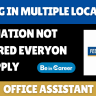 Federal Bank Hiring in Multiple Locations For Office Assistant