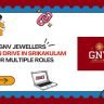 GNV Jewellers Walk-In Interview 3 4 5 6 April 2026 Sales CRE Gold Appraiser Driver Srikakulam 33 Openings