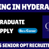 GSK Solutions Hiring In Hyderabad For US Senior OPT Recruiter