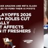 Tech layoffs 2026 India IT freshers - 55000 global job cuts AI impact on Indian engineers