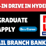 HDFC Bank Walk-In In Hyderabad For Retail Branch Banking