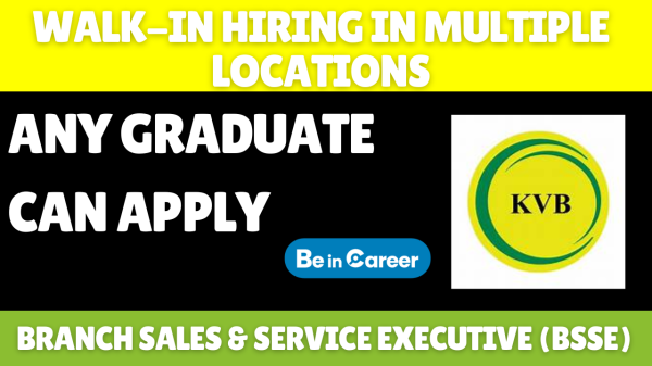 Karur Vysya Bank Hiring In Multiple Locations For Multiple Roles