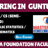 Master Minds Hiring In Guntur For CA Foundation Faculty