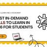 Best skills for students to learn in 2026: AI literacy, Excel, SQL, skills, and a 90-day roadmap with projects to build a strong portfolio.