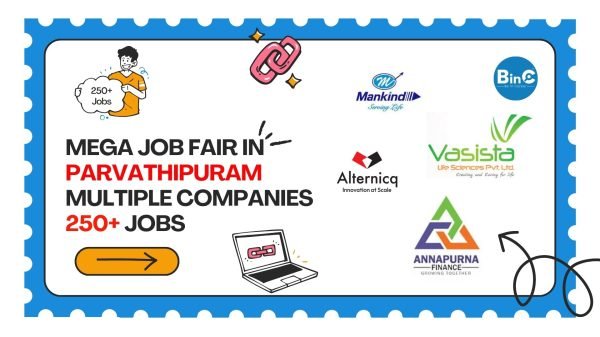 MCC Job Fair In Parvathipuram Manyam For 250+ Vacancies