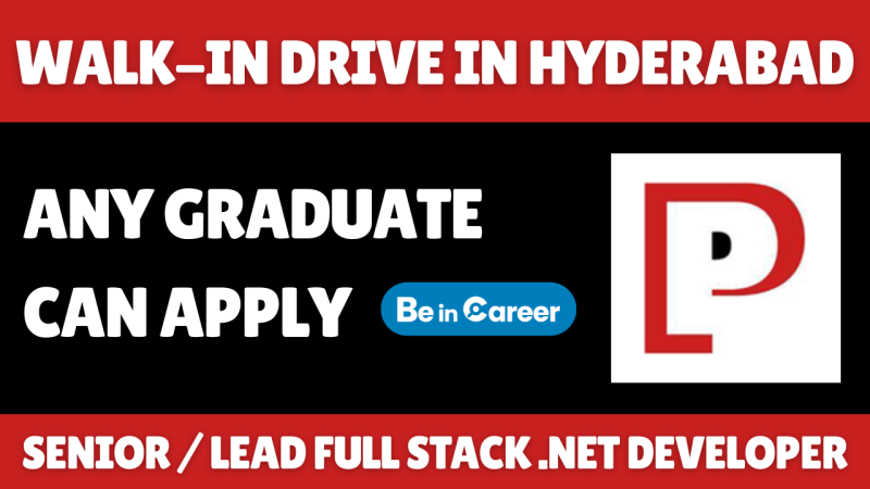 Perficient Walk-In Drive In Hyderabad For NET Developers