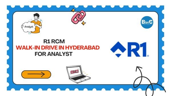 R1 RCM Mega Walk-In Drive In Hyderabad For Analyst