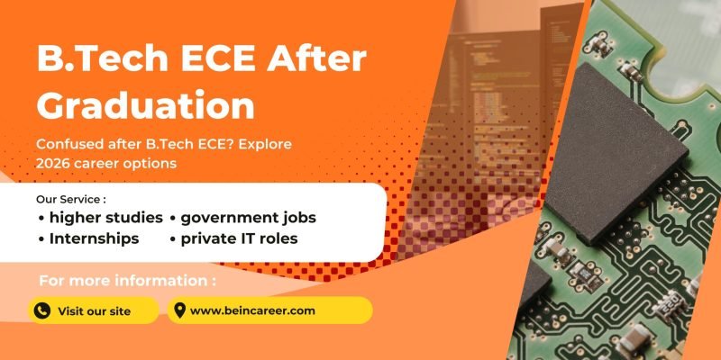 Career Options After B.Tech ECE Government & Private Jobs, Roles, Companies, Preparation Roadmap | Step by Step Full in Detail.