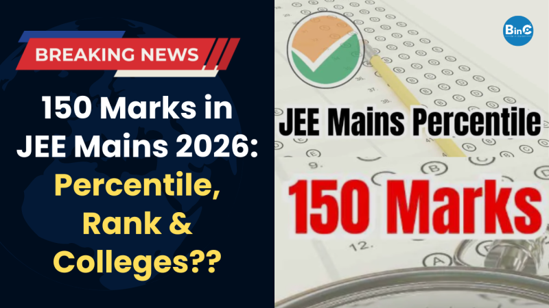 150 Marks in JEE Main 2026: Percentile, Rank & Colleges