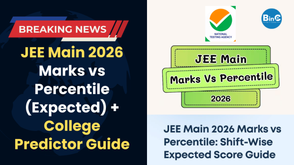 JEE Main 2026 Marks vs Percentile (Expected) + College Predictor Guide