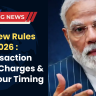 UPI New Rules 2026: Transaction Limits, Charges & Peak Hour Timing