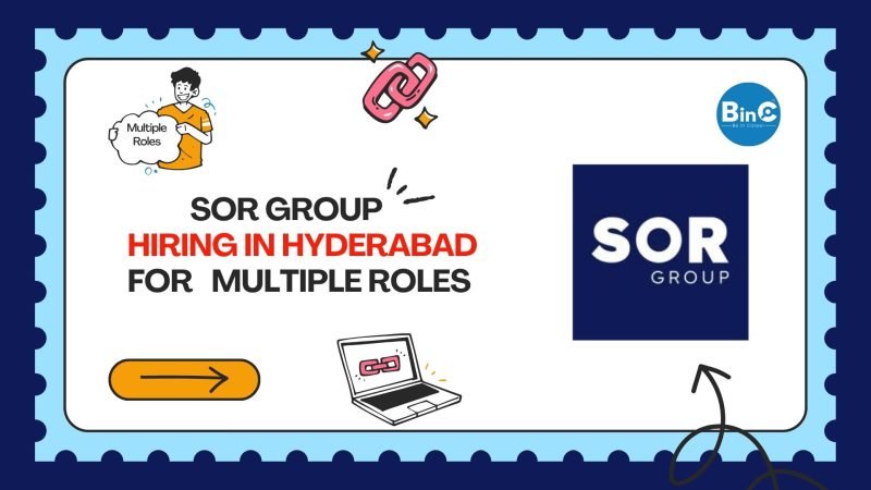 SOR Group Hiring Junior Graphic Designer Design Intern Jobs Hyderabad 2025 On-Site Photoshop Illustrator