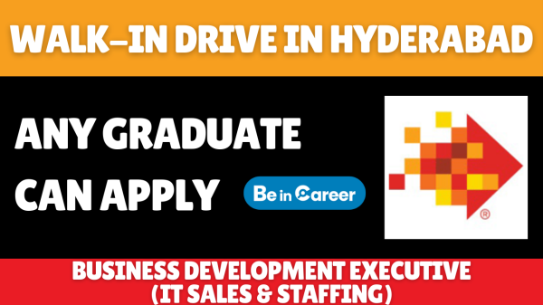 Spectraforce Walk-In In Hyderabad For IT Sales & Staffing