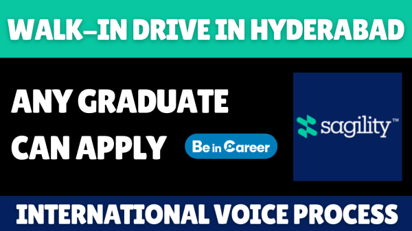 Sagility India Walk-In In Hyderabad For International Voice Process