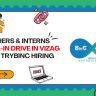 Freshers & Interns Walk-in Drive in Vizag 2026 | Trybinc Hiring