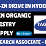 Tagoor Pvt Ltd Walkin In Hyderabad For Research Associate–R&D
