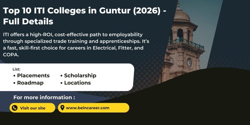 Top 10 ITI Colleges in Guntur (2026) placements, scholarships and AP fee reimbursement details selection checklist for ITI admission.