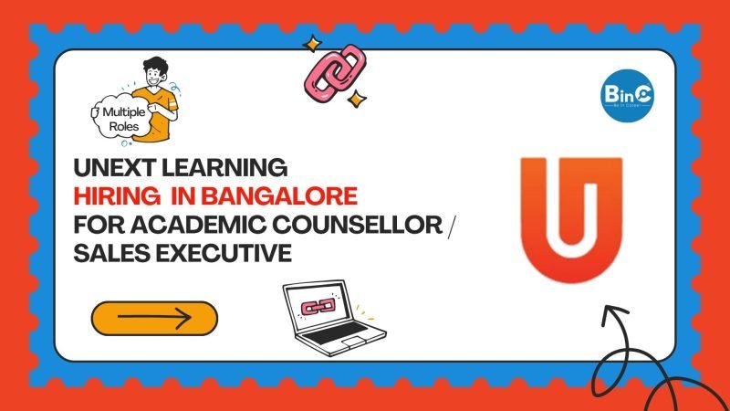 Unext Learning Hiring In Bangalore For Multiple Roles