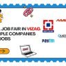 MCC UEIGB Andhra University Vizag Job Fair March 2026 HDFC Apollo Quess Paytm Navata Muthoot 700 Jobs