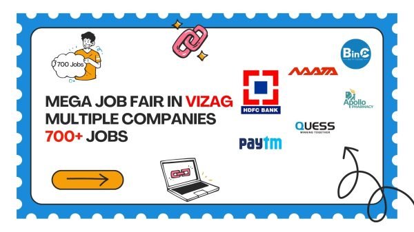 MCC UEIGB Andhra University Vizag Job Fair March 2026 HDFC Apollo Quess Paytm Navata Muthoot 700 Jobs