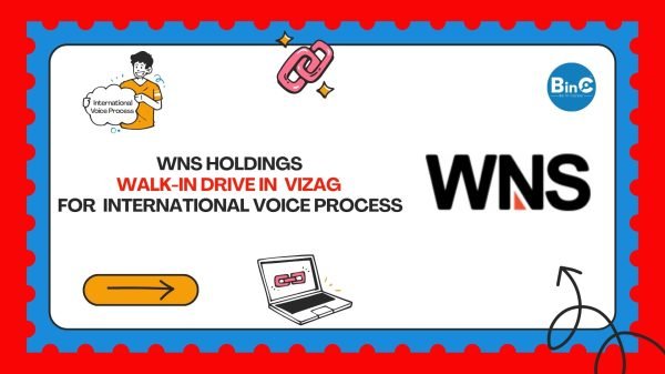 WNS Holdings Walk-In Drive In Vizag For Intl Voice Process