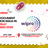 Wipro Document Validation Walk-In Gopanpally Hyderabad 2026