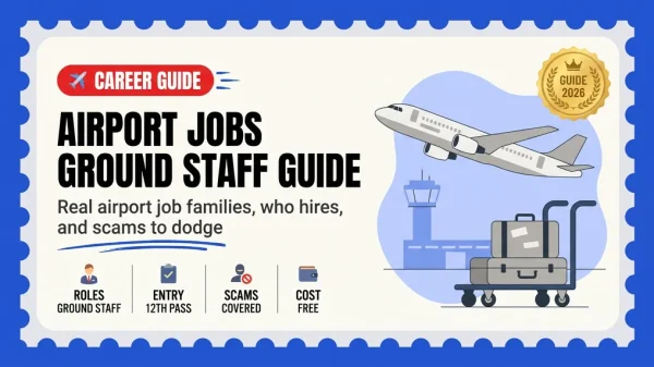 Airport Jobs in India 2026 — Ground Staff Roles, Who Hires, and the Scams to Dodge
