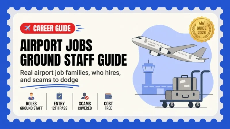 Airport Jobs in India 2026 — Ground Staff Roles, Who Hires, and the Scams to Dodge